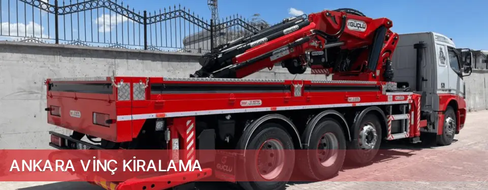 Ankara İli Vinç Kiralama